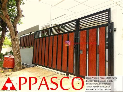 Harga pintu kayu jati di hitung dari ukuran model dan kelas kayu , untuk ukuran pintu utama standar saat ini adalah 150 x 239 cm dan motif juga mempengaruhi apabila anda menginginkan model pintu ukiran maka kami akan hitung sesuai harga kerumitan ukiran serta ukuran yang di berikan. Pagar Motif Kayu Minimalis Modern di Bojong Gede - Jual Kanopi Tralis