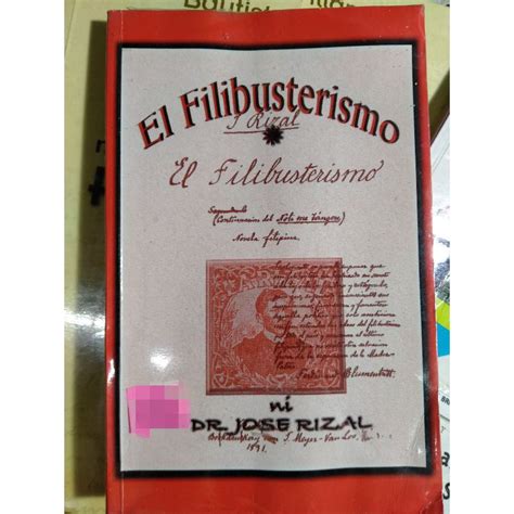 El Filibusterismo Ni Dr Jose Rizal Shopee Philippines
