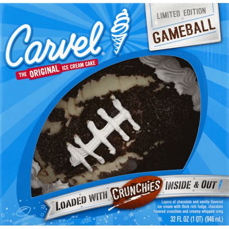Carvel Limited Edition Holiday Football Ice Cream Cake The Loaded Kitchen Anna Maria Island