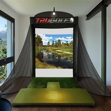 Trugolf Vista 8 Base Golf Simulator Package Swingsense