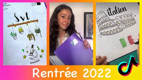 Pages De Garde RentrÉe 2022 Compilation Tiktok Andreadrw Youtube