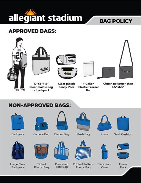 Bag Check And Policy Allegiant Stadium