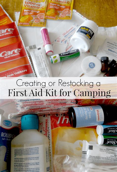 Restocking A First Aid Kit For Camping