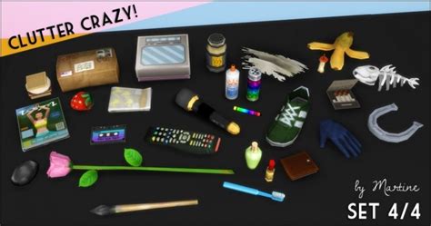 Clutter Crazy Part 4 Odds And Ends At Martines Simblr Sims 4 Updates