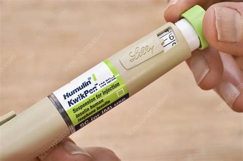 Humulin Insulin Injection Pen Stock Image C0471002 Science Photo