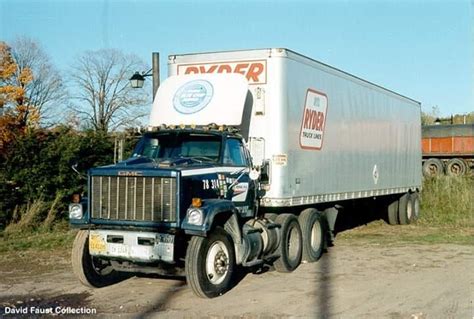 Ryder Gmc Brigadeer Gmc Trucks Truck Transport Vintage Trucks