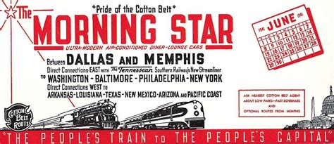 Morning Star Cotton Belt Route 1941 Picryl Public Domain Media