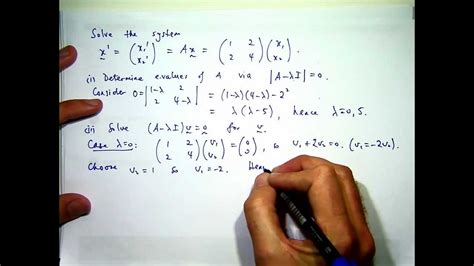 Systems of equations with substitution: How to solve systems of differential equations - YouTube
