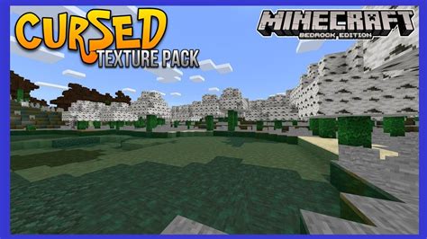 Cursed Texture Pack In Minecraft Bedrock 116 Youtube