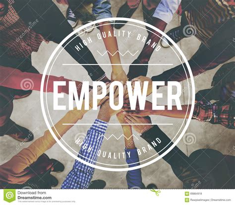 Empower Empowering Empowerment Improvement Concept Stock ...