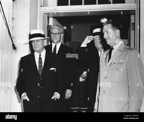 General Douglas Macarthur Departs The White House Following A Meeting