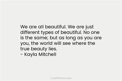 Quote Beauty Lies In The Specific Looks Of A Person Rather Than The