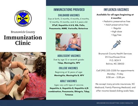 Immunizations Brunswick County Government
