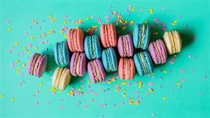 Sweets Macaron Colorful Background Laptop Wallpapers Desktop