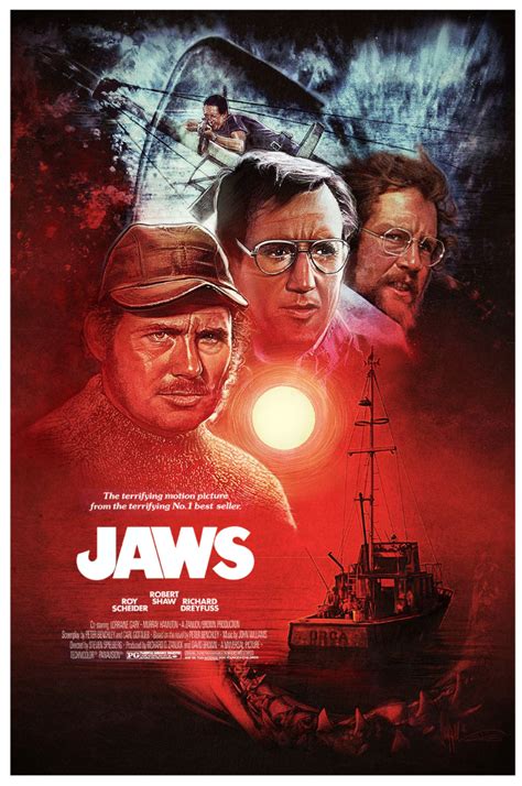 Jaws 40th Anniversary Art Collection From Poster Posse — Geektyrant