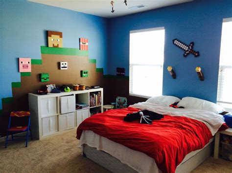 minecraft bedroom home diy pinterest