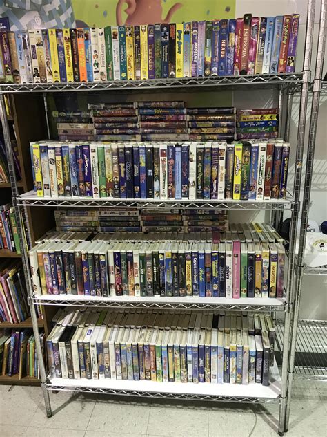 This Rack Of Vhs Tapes At Goodwill Rnostalgia