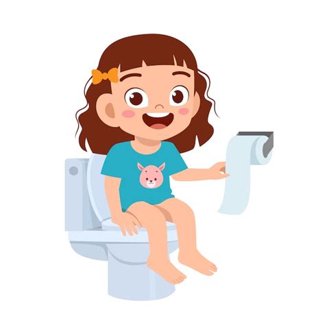 Girl On Toilet Vectors And Illustrations For Free Download Freepik