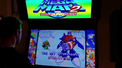 Mega Man 2 The Power Fighters Arcade Cabinet Mame Playthrough W