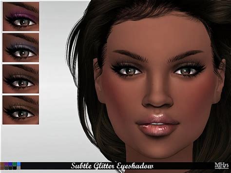 Tsr Margeh75s S4 Glitter Eyeshadow Sims 4 Update Bris Gloss