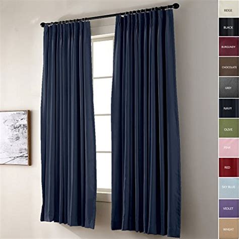 It seems that aca is not naming the swing properly for sliding doors. ChadMade Pinch Pleat 52W x 108L Inch Solid Thermal Insulated Blackout Patio Door Curtain Panel ...