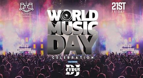 Today is world music day! World Music Day - Ft. Dj Cyrus