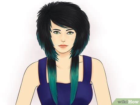 Ways To Style Scene Hair Wikihow