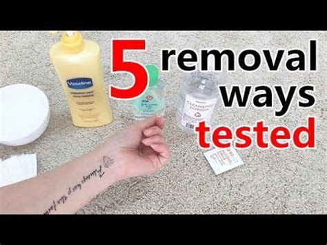 How to remove a henna tattoo. How to apply & remove temporary tattoos (With images ...