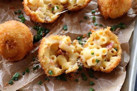 Fried Bacon Mac And Cheese Bites Dash Of Savory Cook With Passion