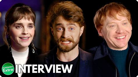 Harry Potter Return To Hogwarts Daniel Radcliffe Emma Watson And Rupert Grint Interview Youtube