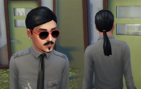 Ponytail Low Conversion For Men At My Stuff Sims 4 Updates