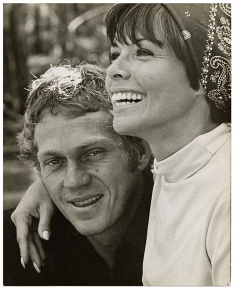 Although acting was not his first passion. Steve McQueen et sa femme Neile Adams, par Chester Walter ...