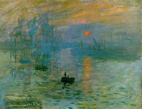 Image Claude Monet Impression Soleil Levant 1872