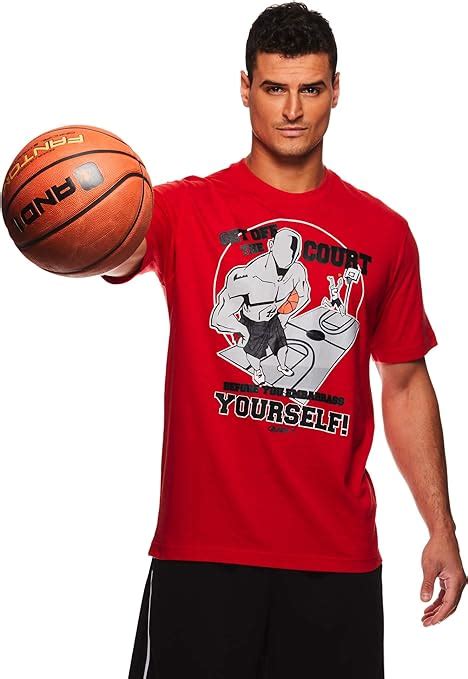 And1 Mens Graphic Basketball Tee Short Sleeve Gym And Training