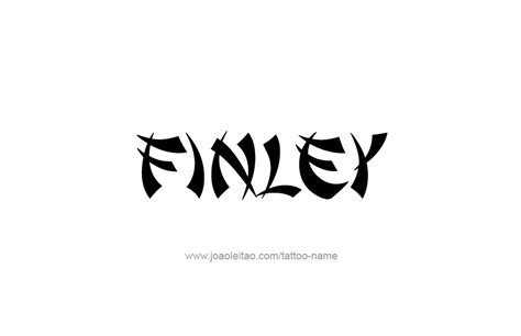 Finley Name Tattoo Designs