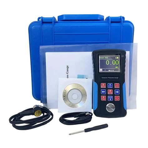 ULTRASONIC THICKNESS GAUGE Digital Ultrasonic Thickness Meter Range 0.
