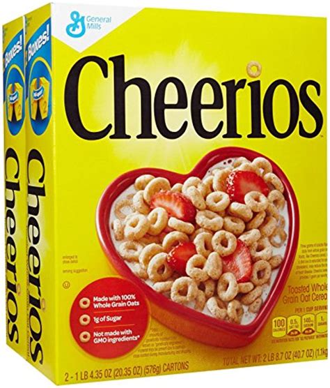 General Mills Cheerios Toasted Whole Grain Oat Cereal 2035 Oz 2