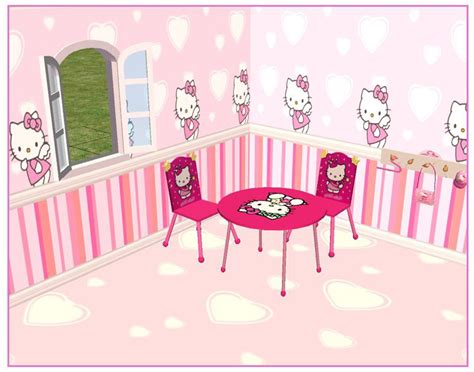 Mod The Sims Hello Kitty Walls And Floors