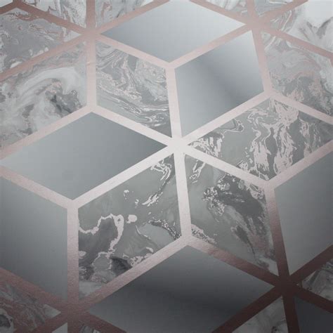 Metallic Wallpaper Elixir Cube Muriva 16651 Muriva