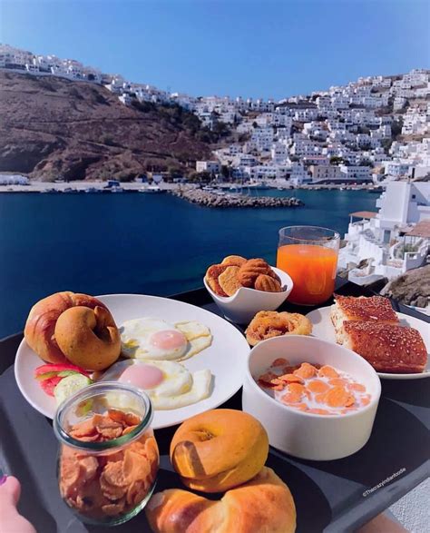 Breakfast With A View In Astypalea Dodecanese Islands Greece Tumblr Pics