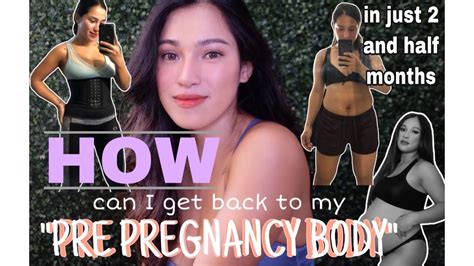 “how Can I Get Back To My Pre Pregnancy Body Youtube