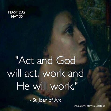 St Joan Of Arc St Joan Joan Of Arc Saint Quotes