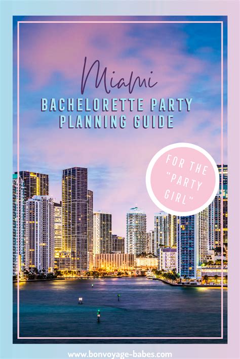 Miami Bachelorette Party Planning Guide Miami Bachelorette Party