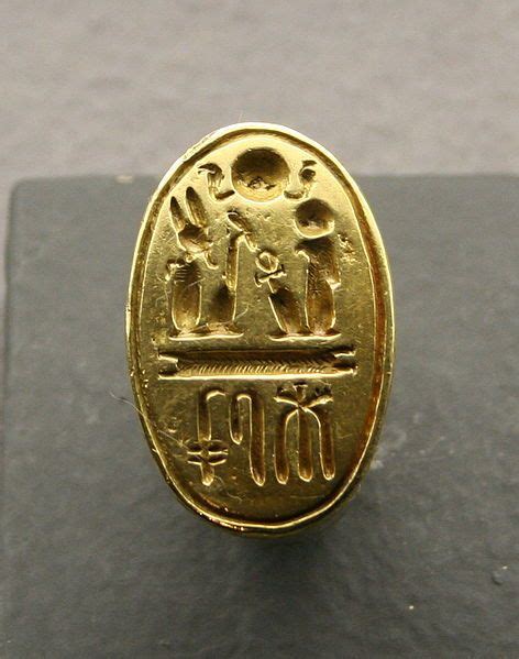 Signet Ring With Tutankhamun S Throne Name Artofit