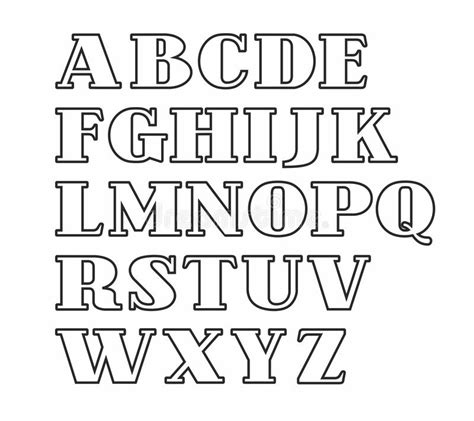 Old english font capital letters. English Alphabet, Capital Letters, Thin Black Contour ...