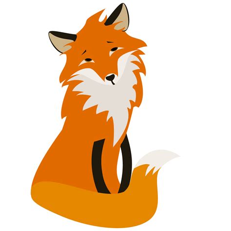 Red Fox Cartoon Cartoon Fox Vector Png Download 15011501 Free