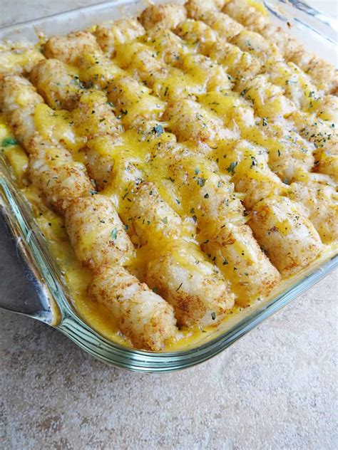 15 Recipes For Great Cheesy Chicken Tater Tot Casserole Easy Recipes