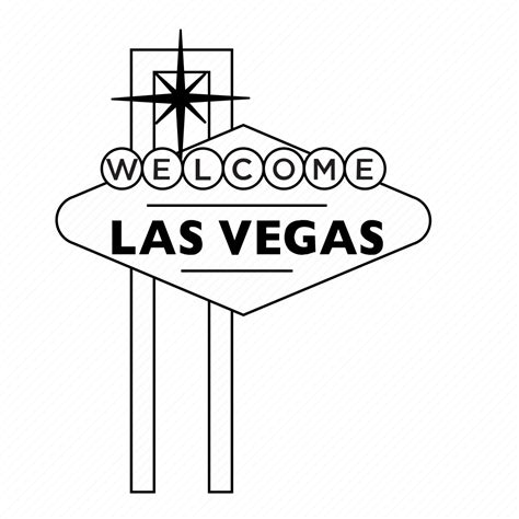 Las Sign Vegas Welcome Icon Download On Iconfinder