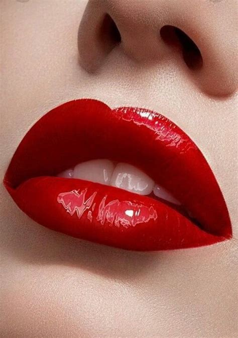 Perfect Red Lips Lábios Vermelhos Lábios Lábios Lindos