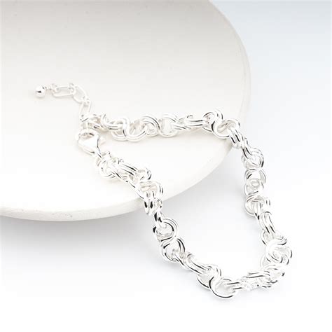 Sterling Silver Handmade Chain Bracelet